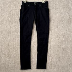 Roxy Womens Black Low-Rise Skinny‎ Jeans Size 27 Stretchy Denim